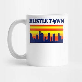 Hustle Town Houston Playoff Baseball Mug